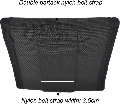 TACTACFR Double Glove Pouch Police Firefighter EMS EMT Paramedic Medical Disposable Gloves Holder for 2 and 2.25" Duty Belt...