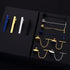 Thunaraz Tie Tacks for Men Tie Bar Clip for Regular Ties Necktie Mens Tie Tacks Clutch with Chain for Wedding Business Tie Pin Clips Mixes Color...