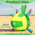 Dog Balls Dog Toys - 8 inch Dog Volleyball with Straps, Outdoor Dog Toys for Large Medium Dogs, Summer Dog Water Toy, Herding Ball, Puppy Dog Birt...