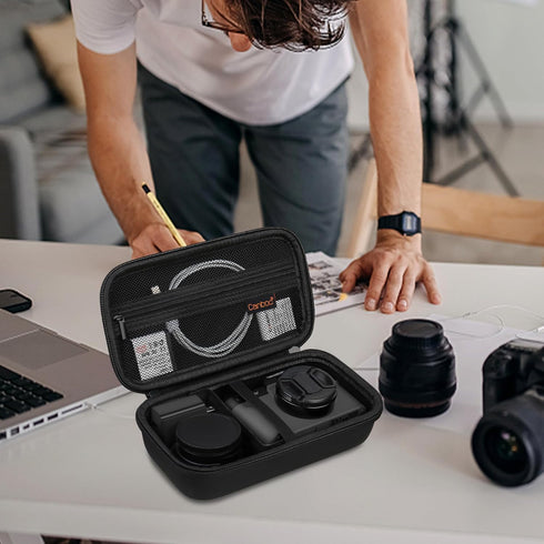 Canboc 4K Digital Camera Case for Femivo/brewene/zheozeig/VETEK 4K Vlogging Camera, Vlogging Camera Bag with Removable Shoulder Strap, Mesh Pocket...