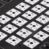 YIMAGUJRX RUNJRX Keyboard PE Switch Pads, 0.5mm Thick PE Dampening foam keyboard for 61/64/87/100/104/108 Hot Swap Gaming Keyboard 120Pcs?White?...