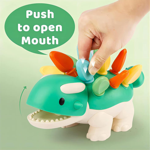 Hirger Montessori Toys for Baby 1 2 3 4 Year Old: Fine Motor Dinosaur Toys for Kids 2-4|Toddler Learning Educational Toys for Birthday Gift Age 1-...