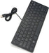 Mini Wired Keyboard(English) Ultra Thin and Light Portable 78 Keys Small USB Multimedia Desktop, Computer, Notebook, Laptop, Windows 7/8/10 (Engli...