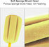 4PCS Yellow Soft Sponge Bottle Cleaning Brush Plastic Handle Cup Brush Scrubber Washing Brush vase Bottle Pot Cleaner?2 Size 10”15”?...