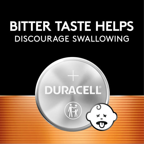 Duracell CR2025 3V Lithium Battery, Child Safety Features, 2 Count Pack, Lithium Coin Battery for Key Fob, Car Remote, Glucose Monitor, CR Lithium...