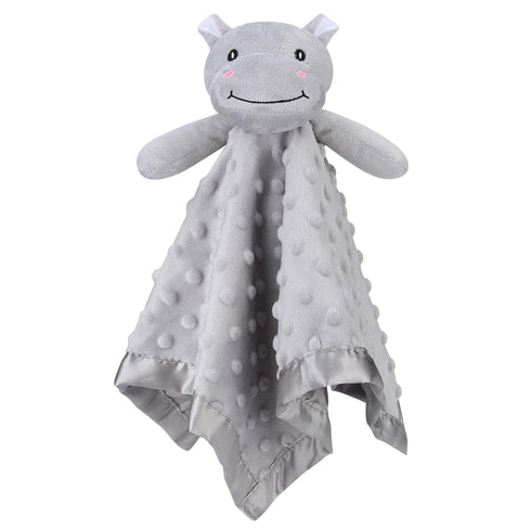 Pro Goleem Hippo Loveys for Babies, Soft Security Blanket Baby Snuggle Toy Newborn Stuffed Animals Baby Gifts for Boys and Girls, 16 Inch...