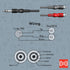 Hosa TRS-203 Insert Cable 1/4 Inches TRS to Dual RCA - 9 Feet...