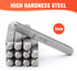 Tlimus 12pcs Flower Theme Metal Stamps, 3MM (1/4”) Metal Stamping Tools DIY Arts and Crafts Supplies Stamping Accessories, Leather & Wood Stamps...