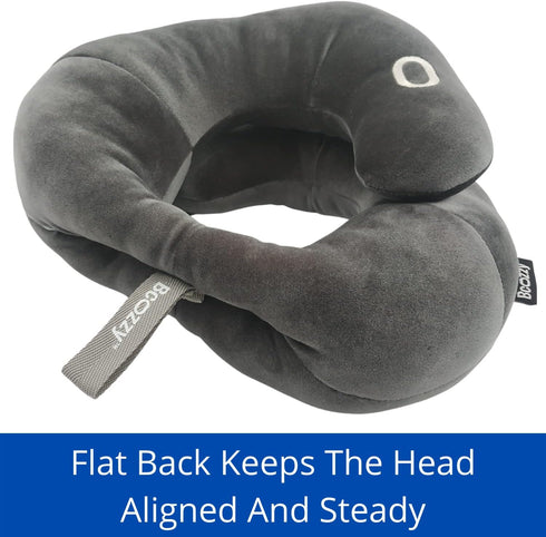 BCOZZY Neck Brace Pillow - Patented Relief for Neck Pain and Supportive Sleep-Soft, Washable, and Adjustable for Comfortable Resting. Black...