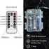 Homeleo Warm White 50 Led Star Fairy Lights with Remote Control, Battery Powered Five-Pointed Star String Lights...
