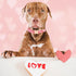 Elegant little tail Valentine's Day Dog Collar, Valentine's Day Dog Collar Pet Collar, Pink Heart Dog Collar Cute Girl or Boy Dog Collar Puppy Pet...