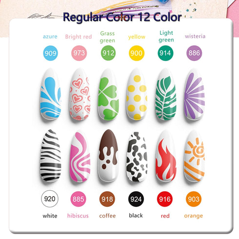 Nail Art Pens Set - Nail Polish Pens Graffiti Nail Dotting Tools Acrylic Paint Pens Drawing Painting Point Liner Pen for Nails Art Design Manicure...