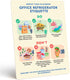 Office Refrigerator Etiquette Guide - Magnetic Signs for Refrigerator to Promote Respectful Behavior - Cute Office Supplies & Office Accessories -...