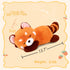 Red Panda Stuffed Animal Pillow Cute Red Panda Plush Toy Panda Plushie Gift for Girlfriend Kids Birthday 13.7" Red Panda Pillow...