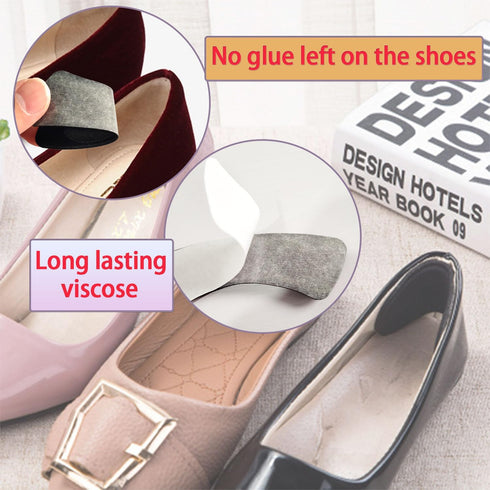 Back Heel Pads for Shoes That are Too Big,8 Pairs Heel Cushions for Heel Pain Relief,Heel Grips Liner Cushions Inserts for Womens Mens Loose Shoes...