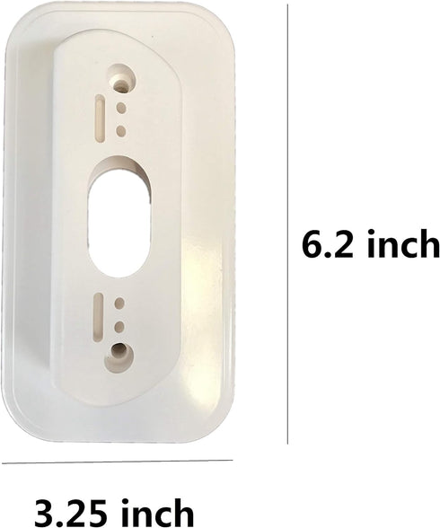 Ade Advanced Optics Wall Plate and 30 Degree Angled Mount Combo for Nest Hello - White...