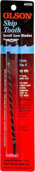OLSON SAW FR44500 Skip Tooth 5-Inch x 0.015-Inch 15 TPI Scroll Saw Blade...