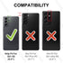 Galaxy s21 Case with Card Holder,Silicone Hybrid Protective Wallet Cover Case for Samsung Galaxy s21 - Black...
