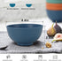 wheat straw small bowls 10oz set of 8 - Unbreakable Dessert Bowls for kids - Mini Bowls for Ice Cream,Snack and Fruits - Microwave & Dishwasher Sa...