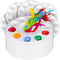 FANDAMEI 20 PCS Round Plastic Paint Tray Palettes, Paint Trays for Kids, Paint Palette Tray, Paint Palettes Paint Pallets with 10 Wells for Adults...