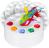 FANDAMEI 20 PCS Round Plastic Paint Tray Palettes, Paint Trays for Kids, Paint Palette Tray, Paint Palettes Paint Pallets with 10 Wells for Adults...