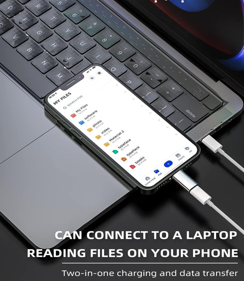 USB C Female to Lightning Male Adapter 3 Pack, Apple MFi Certified, Compatible with iPhone 14, 13, 12, 11, iPad Air, Mini, Pro, USB C to Lightning...