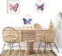 LB Butterfly Embroidery Kit for Beginners Adults, 3 Sets Hand Embroidery Starter Kit with Flower Pattern and Instructions Stamped Cross Stitch Kit...