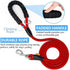 Dog Leash, Braided Rope Traction – Walking Training Lead for Medium/Large Dogs ((1/2") - 6FT, Red)...