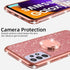 nancheng for Samsung Galaxy A52 5G Case, Glitter Luxury Sparkles TPU Silicone Slim Cute for Women Girls with Kickstand, Bling Diamond Ring Stand &...