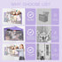 ANROYE Large Corner Stuffed Animal Storage, Kids Plushies Toy Purple Wall Hammock for Girls Room, Baby Squishmallow Holder for Nursery, Organizer ...