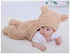 XMWEALTHY Cute Newborn Baby Boys Girls Blankets Plush Swaddle Blankets Brown...