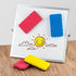 White Board Erasers, Magnetic Dry Erase Erasers, 9 Pack, Assorted, Dry Erase Board Erasers, Magnetic Whiteboard Eraser, Dry Erasers Whiteboard Era...