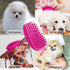 Pet Bath Massage Brush - Premium Cat and Dog Bath Brush Scrubber with Removable Cover - Soft Bristle Silicone Dog Brush for Short & Long Haired Pe...