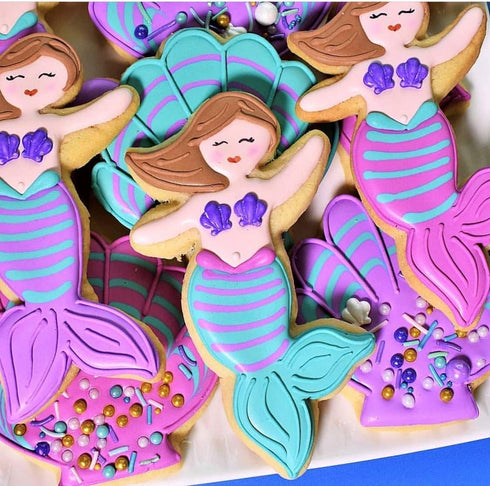 Mermaid Cookie Cutter, 4.5" Made in USA by Ann Clark...