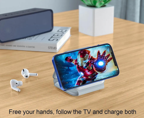 Magnetic Wireless Charging Station 3-in-1, Foldable, Magnetic Fast Charger for iPhone 15/14/13/12 Pro Max, Smart Watch and Ear Buds(White)...