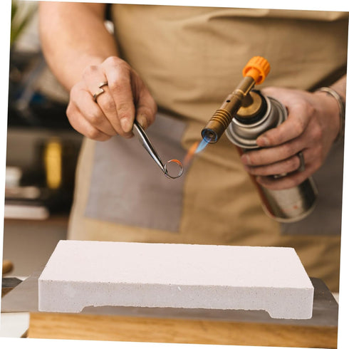 EXCEART Refractory Brick Honeycomb Jewelry Gold Welding Plate Ceramics Plaster...