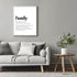 Posterizer 1 pcs-family definition wall poster-Artistic Word Art-Typography Art-Gift for Men Women Entrepreneur Teens - Gift for Moms-Living Room ...
