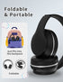 Bluetooth Kids Headphones,Wireless Kids Headphones Over Ear with Microphones,Stereo Sound,10H Playtime, Foldable&Adjustable Children Headphones,Bl...