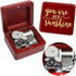 Sinzyo You are My Sunshine Music Box Solid Wood Laser Carving Vintage Gift Musical Boxs for Birthday Valentine's Day Christmas(Wine Red Wooden Box...