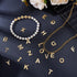 PH PandaHall 52pcs Letter Charms, A-Z Pendent Stainless Steel Letter Pendants Initial Charm Golden Alphabet Charms for Best Friend Couple Bracelet...