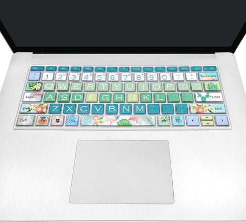Keyboard Cover Skin for Microsoft Surface Laptop 4 13.5 & 15 Inch/Surface Laptop 3 13.5'' & 15'', Cute Printing Waterproof Silicone Keyboard Prote...