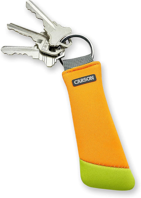 Carson Floating Keychain with Lightweight Foam Core Technology, Green/Orange (FA-30 01)...