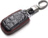 Vitodeco Genuine Leather Smart Key Fob Case Cover Protector Compatible with RAM 1500, RAM 2500, RAM 3500 2019-2025 (5-Button with Tailgate, Black/...