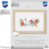 Vervaco Cross Stitch Embroidery Kits, Wall Decoration, Pre-Printed Embroidery Set, Christmas Design Embroidery Picture, 100% Cotton, Embroidery te...