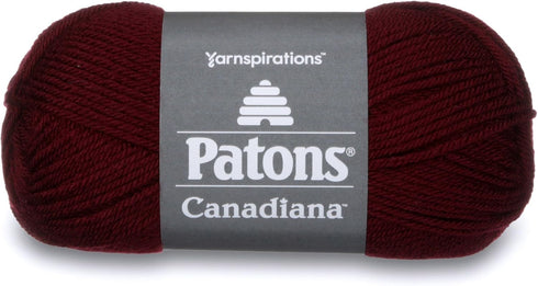 Patons Canadiana Yarn, Burgundy......