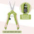Mr. Pen- Gardening Scissors, 6.5 Inch, Green, Pruning Shears for Gardening with Straight Stainless Steel Blade, Plant Trimming Scissors, Garden sh...