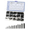 330PCS Slotted Spring Pin Combination Set Black GB879 Manganese Steel Split Expansion Pin for Industrial Manufacturing and Automotive Repair and E...