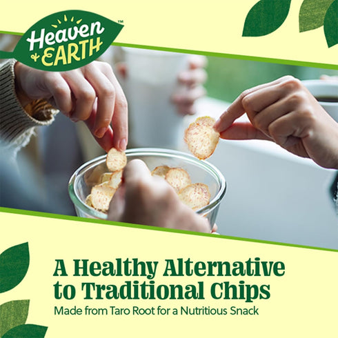 Heaven & Earth Taro Chips, 5oz (2 Pack)...