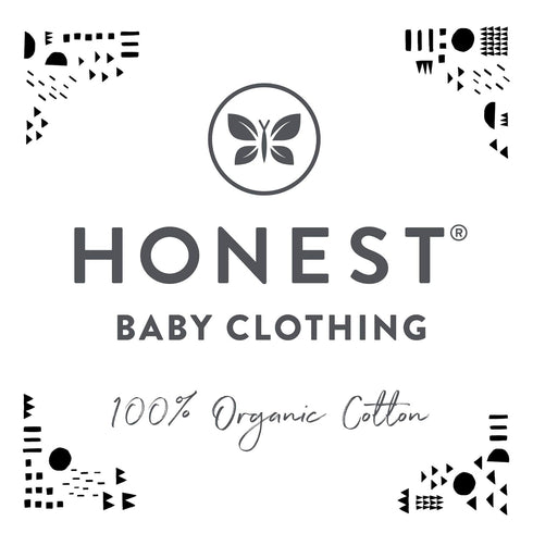 HonestBaby unisex-baby Fitted Crib Sheets Set Standard Mattress, 100% Organic Cotton Baby Boys, Girls, Neutral, 1 Pack - Blue Ticking Stripe, One ...