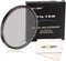 37mm Polarizing Filter, K&F Concept Circular Polarizer 37mm Super Slim Multi Coated Glass CPL Filter Compatible with Canon Nikon Digital Camera Le...